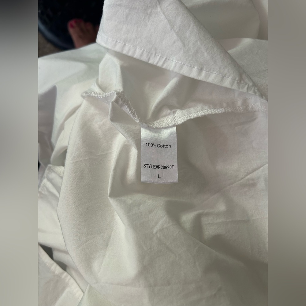 Tuckernuck Royal shirt dress , white, Size M/L - Picture 6 of 8